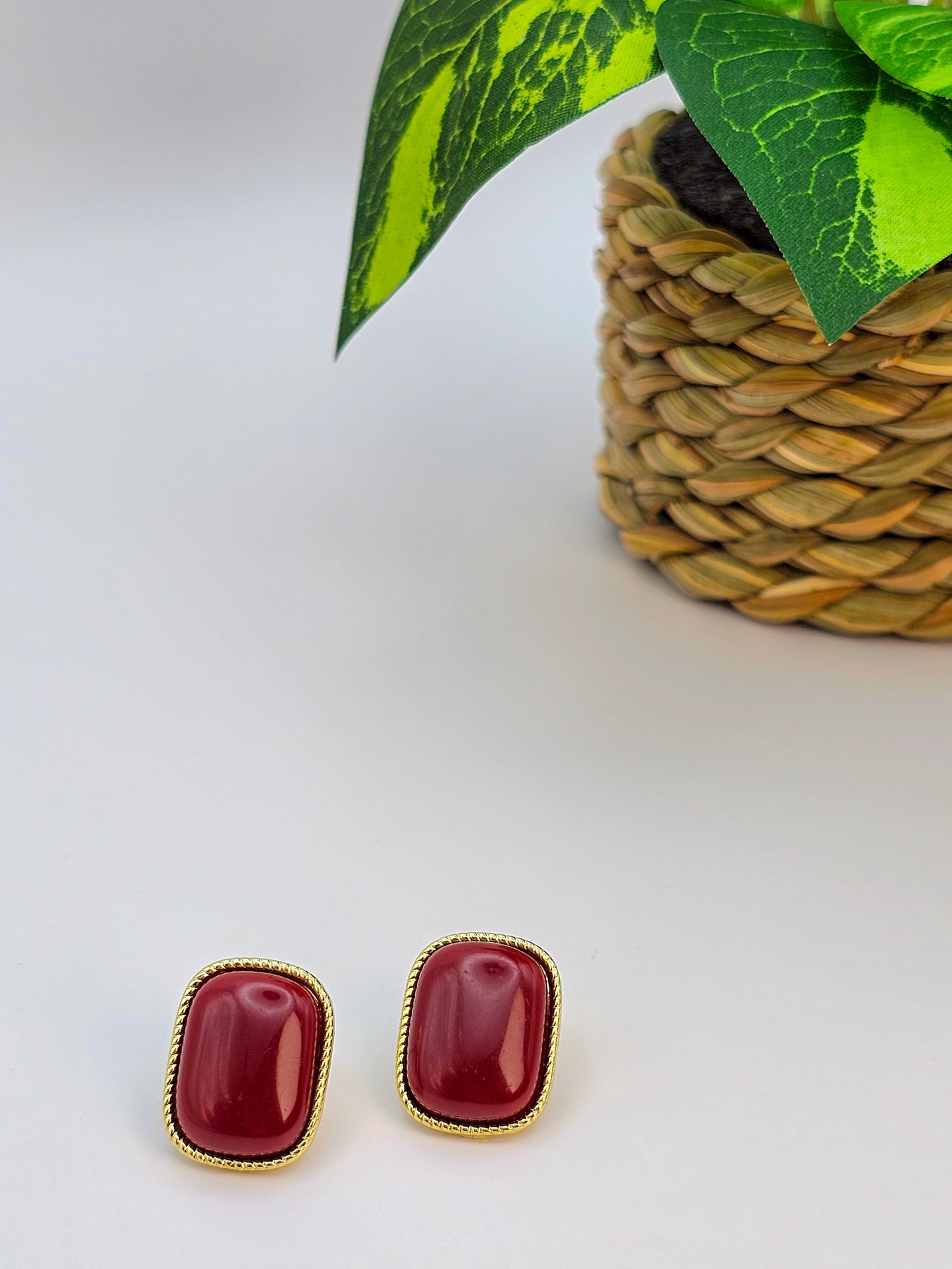 Rouge Royale Ruby Bite Studs