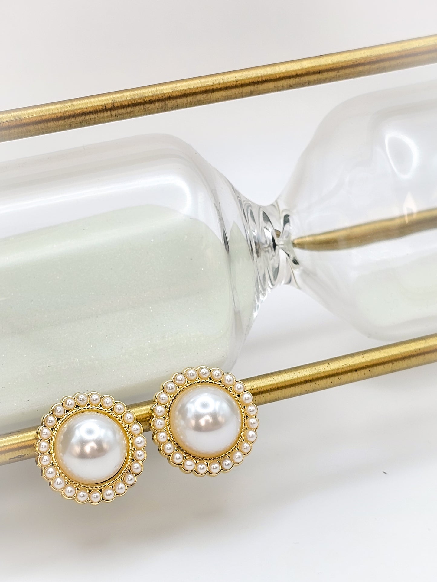 Vintage Luxe Legacy Pearl Studs