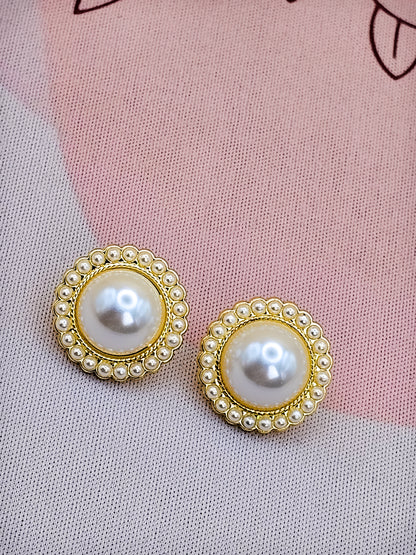 Vintage Luxe Legacy Pearl Studs