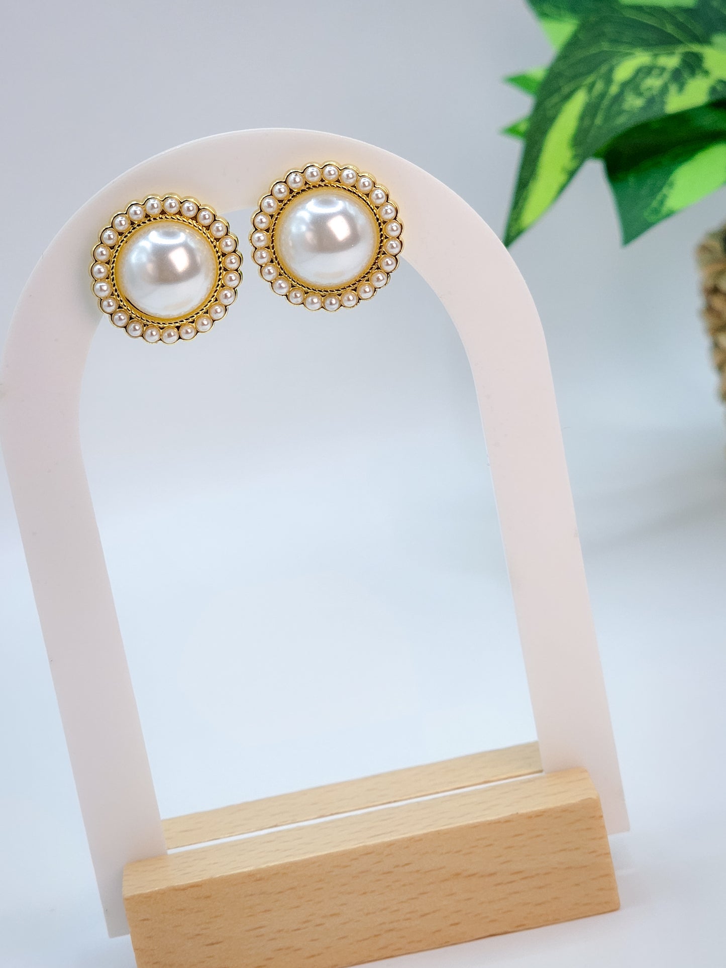 Vintage Luxe Legacy Pearl Studs