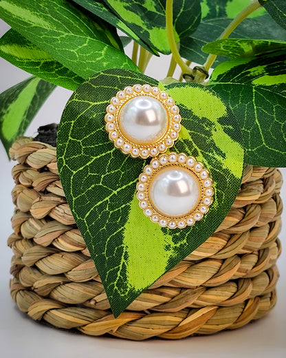 Vintage Luxe Legacy Pearl Studs