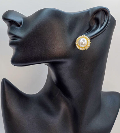 Vintage Luxe Legacy Pearl Studs