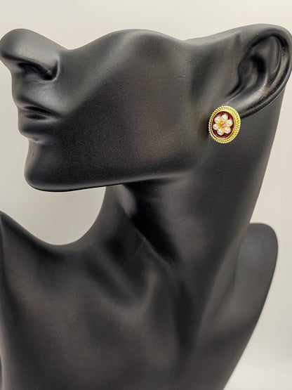 Timeless Velvet Bloom Studs