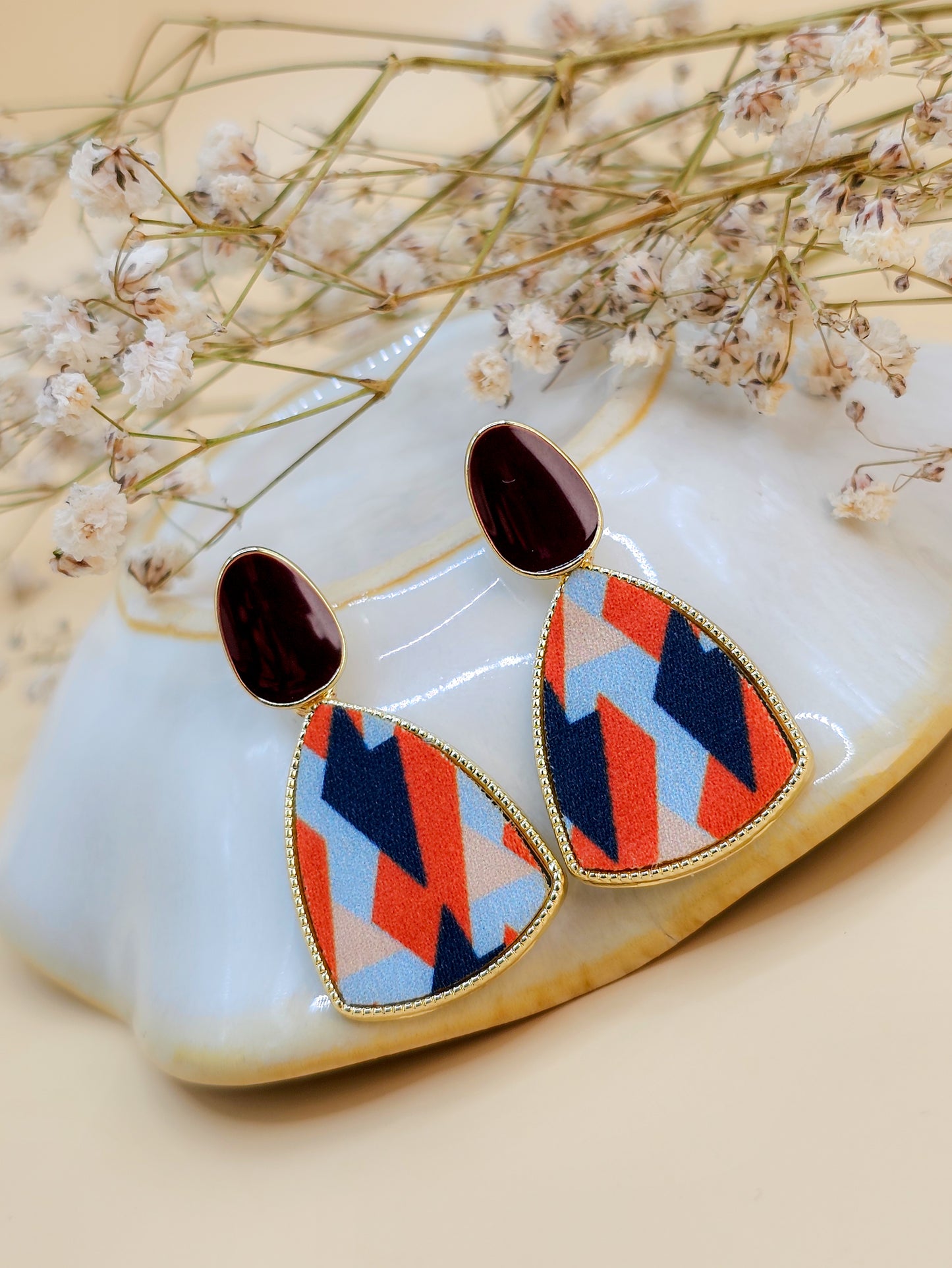 Electric Drape Drop Earrings